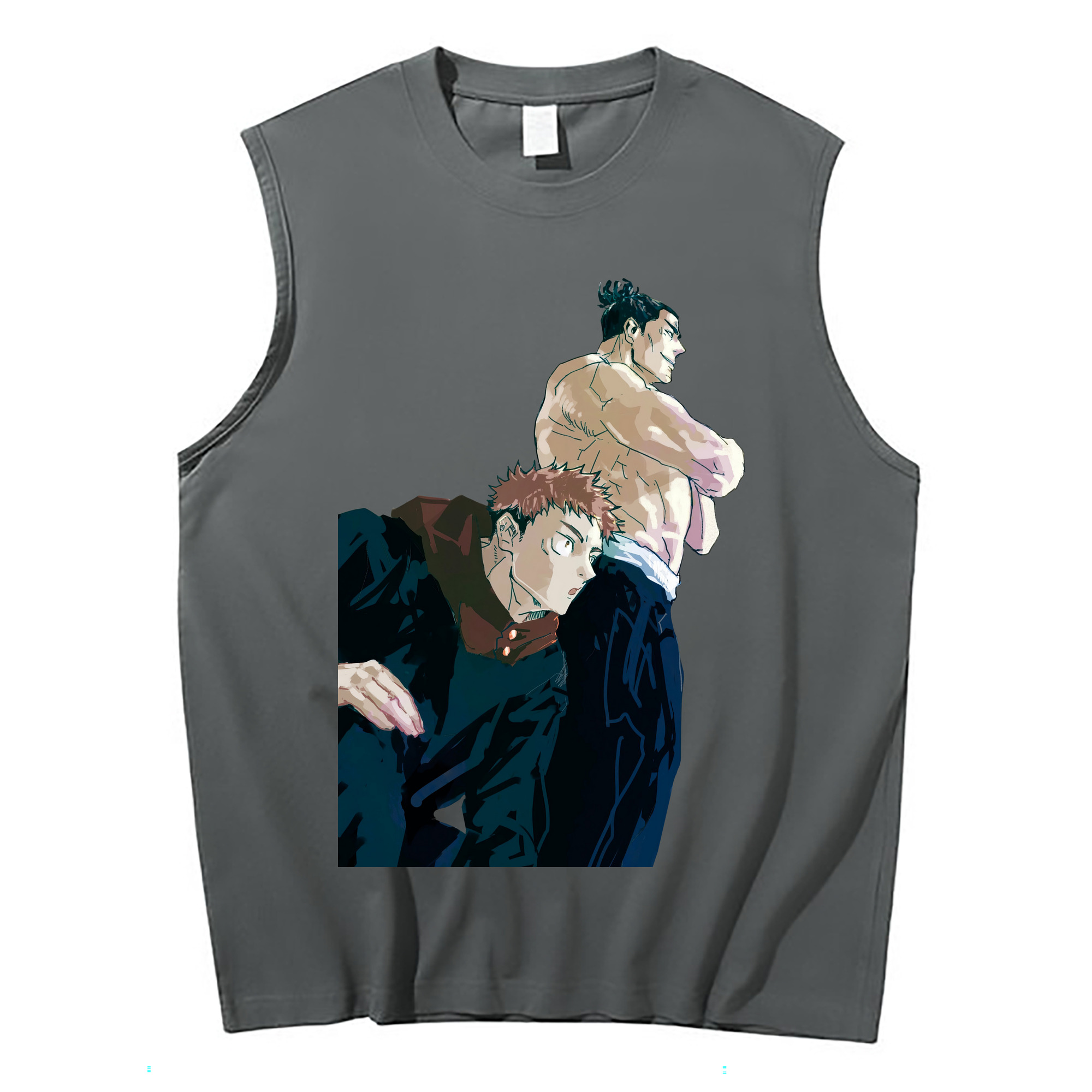 （画像用） 呪術廻戦 Jujutsu Kaisen コットン100％タンクトップ（フロントプリント）